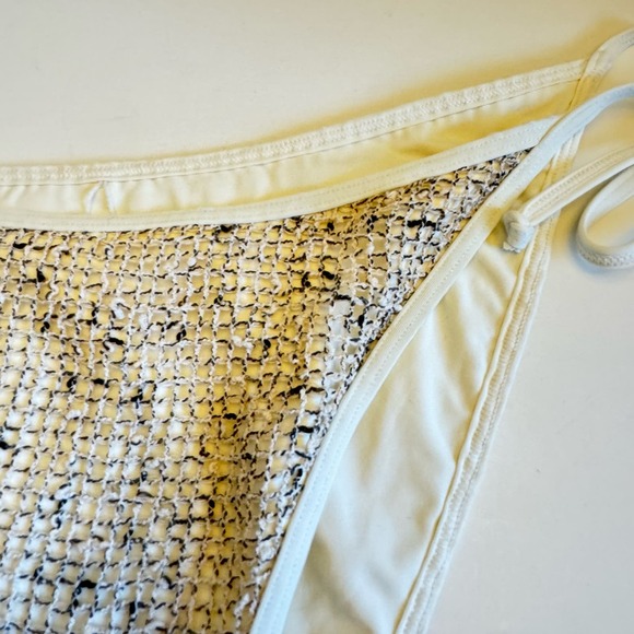 L*Space Ivory Black String Bikini Bottom NWOT Size 2XL - Picture 2 of 5